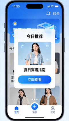 手机端APP界面展示